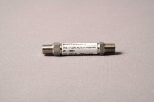 Open style dual connection leak with 1/8 male BSPT fittings